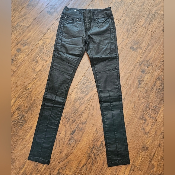Foxy Jeans pull-on jeggings coated black - Picture 4 of 6
